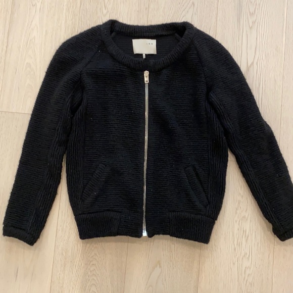 IRO black sweater jacket size O brand new, never worn - Picture 1 of 4